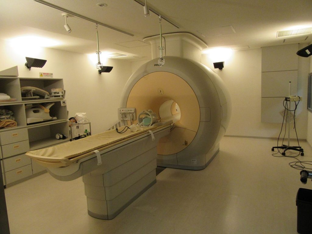 MRI-First Prostate Screening Pathway Reduces Unnecessary Biopsies An MRI scanner in a hospital